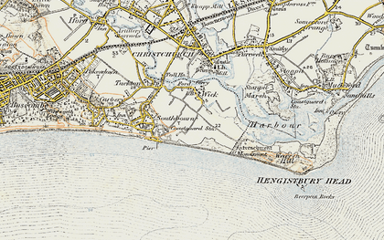 Old map of Wick in 1899-1909