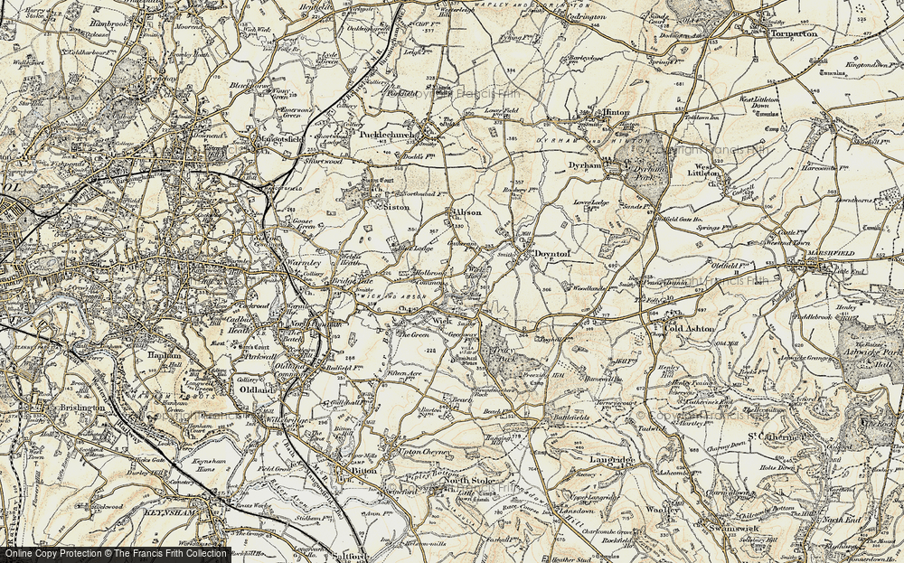 Old Map of Wick, 1899 in 1899