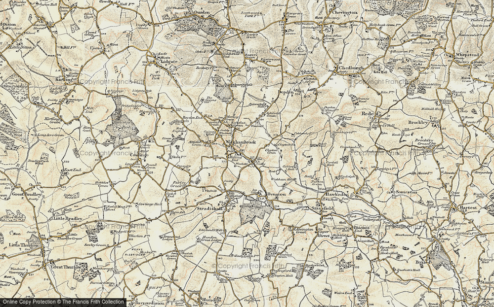 Old Map of Wickham Street, 1899-1901 in 1899-1901