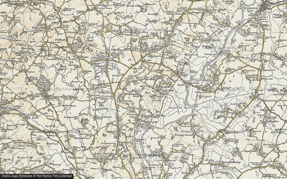 Old Map of Wickridge Street, 1899-1900 in 1899-1900