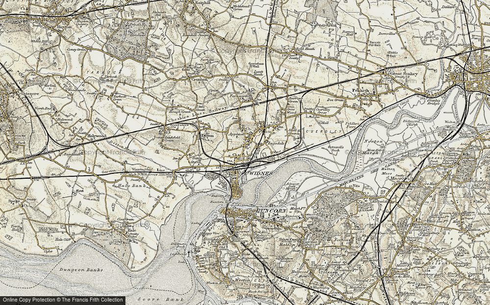 Old Map of Widnes, 1902-1903 in 1902-1903