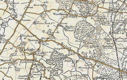 Old map of Wigbeth in 1897-1909