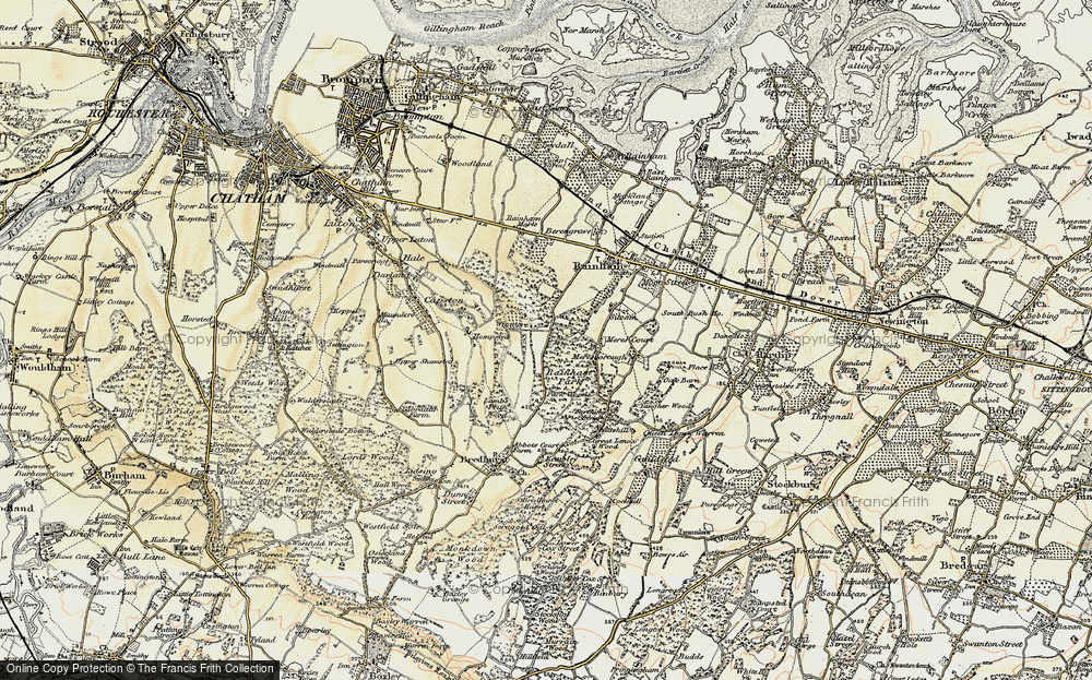 Old Map of Wigmore, 1897-1898 in 1897-1898