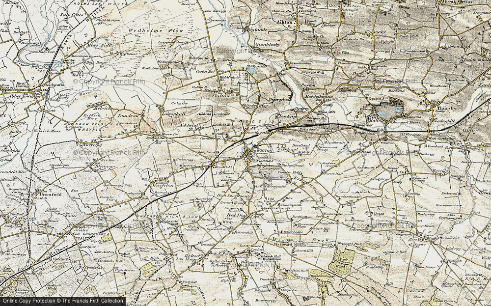 Old Map of Wigton, 1901-1904 in 1901-1904