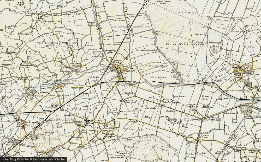 Old Map of Wike Well End, 1903 in 1903