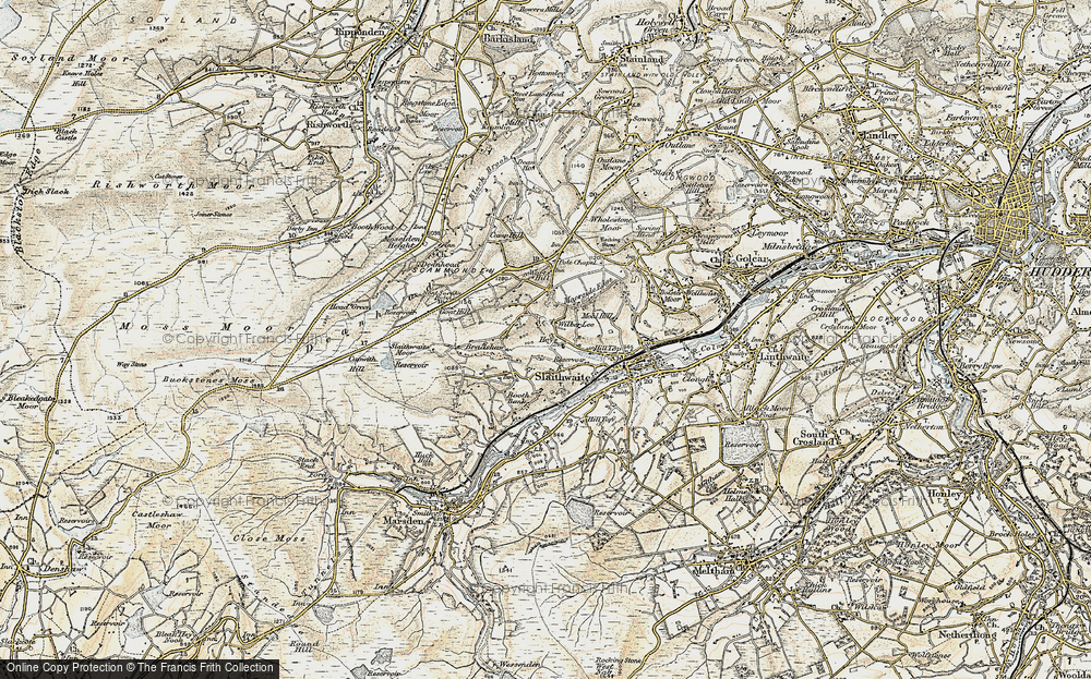 Old Map of Wilberlee, 1903 in 1903