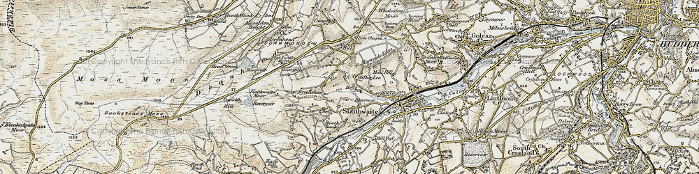 Old map of Wilberlee in 1903