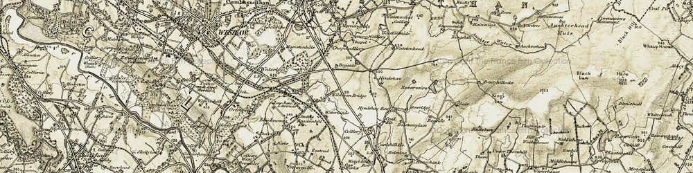 Old map of Belstane Place in 1904-1905
