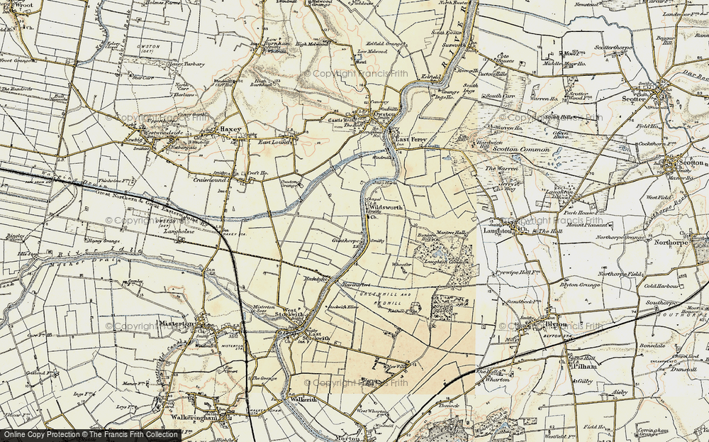 Old Map of Wildsworth, 1903 in 1903