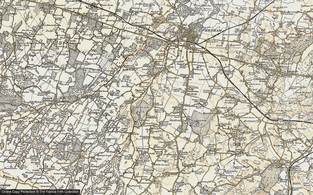 Old Map of Wilgate Green, 1897-1898 in 1897-1898