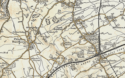 Old map of Wilkin Throop in 1899