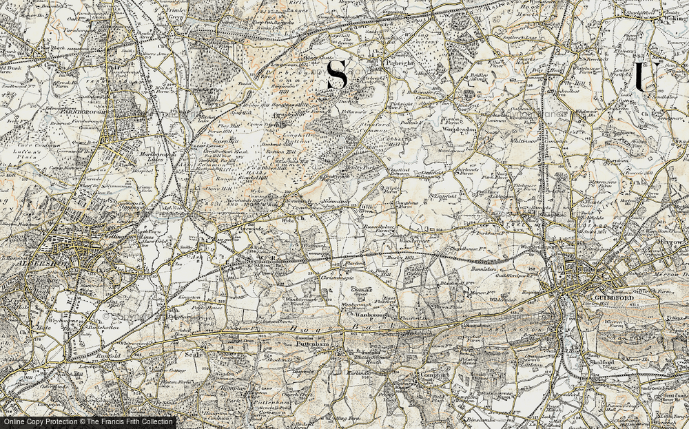 Old Map of Willey Green, 1898-1909 in 1898-1909