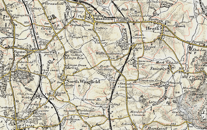 Old map of Williamthorpe in 1902-1903