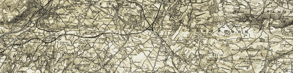 Old map of Williamwood in 1904-1905
