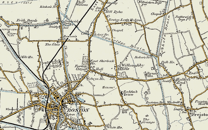 Old map of Willoughby Hills in 1901-1902