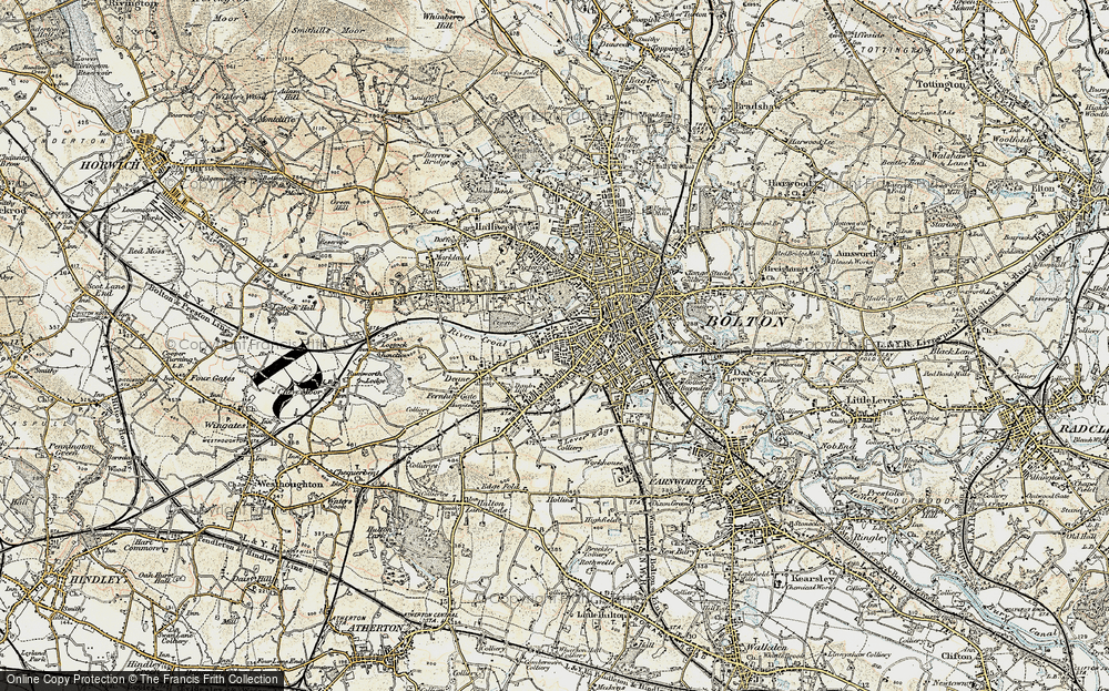 Old Map of Willows, 1903 in 1903