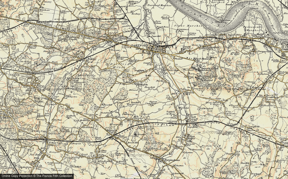 Old Map of Wilmington, 1897-1898 in 1897-1898