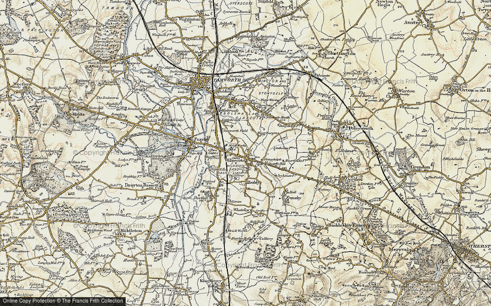 Old Map of Wilnecote, 1901-1902 in 1901-1902