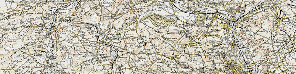 Old map of Wilsden in 1903-1904