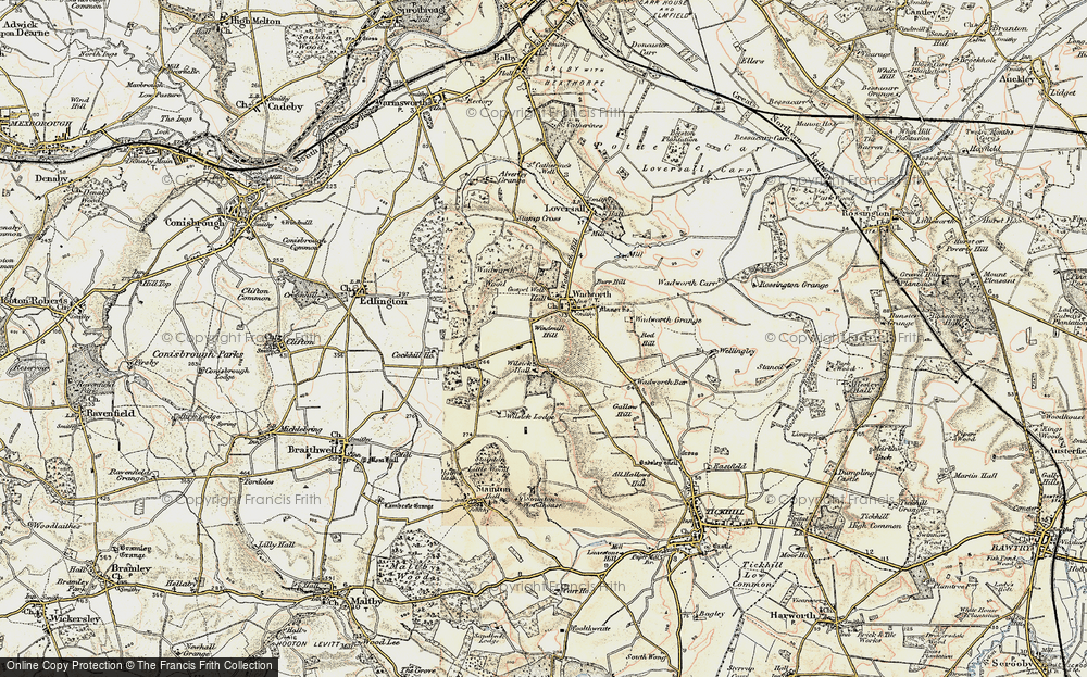 Old Map of Wilsic, 1903 in 1903