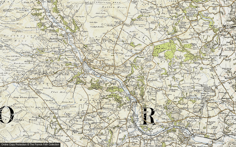 Old Map of Wilsill, 1903-1904 in 1903-1904