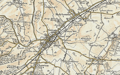 Old map of Wilsom in 1897-1909