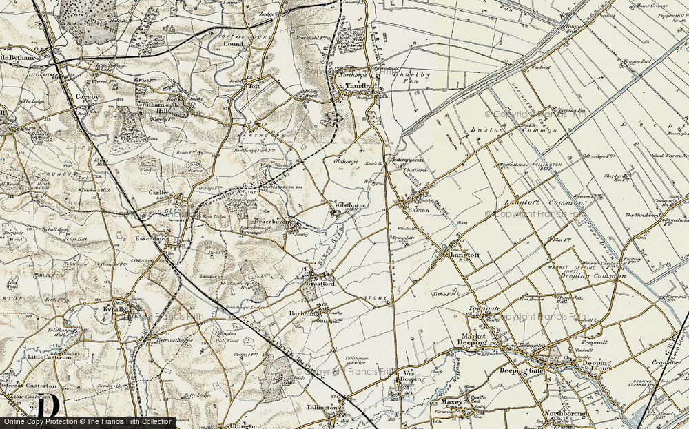 Old Map of Wilsthorpe, 1901-1902 in 1901-1902