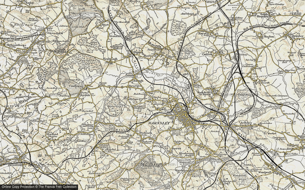 Old Map of Wilthorpe, 1903 in 1903
