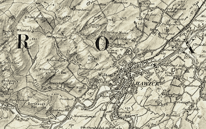 Old map of Wilton in 1901-1904