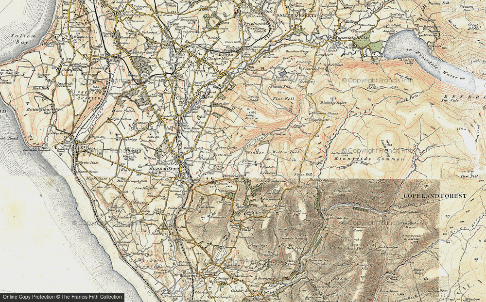 Old Map of Historic Map covering Grange in 1903-1904