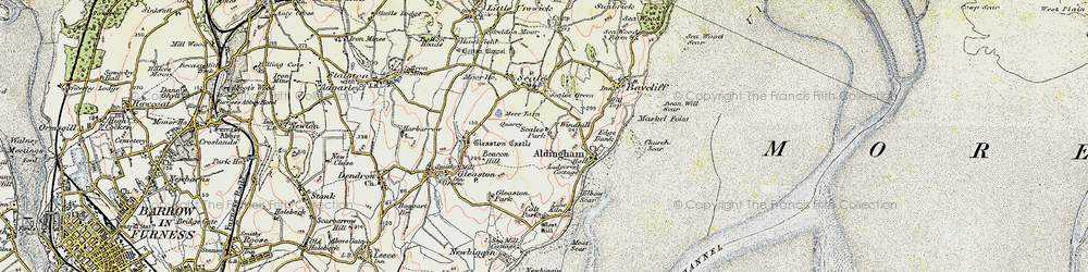 Old map of Wind Hill in 1903-1904