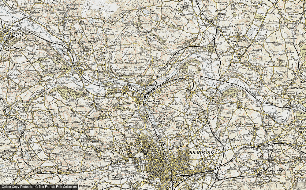 Old Map of Windhill, 1903-1904 in 1903-1904