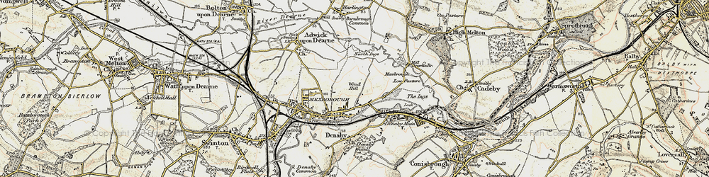 Old map of Windhill in 1903