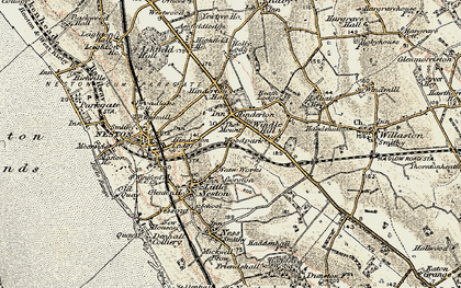 Old map of Windle Hill in 1902-1903
