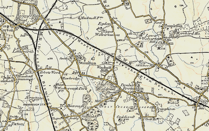 Old map of Windmill Hill in 1899-1901