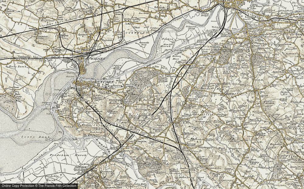 Old Map of Windmill Hill, 1902-1903 in 1902-1903