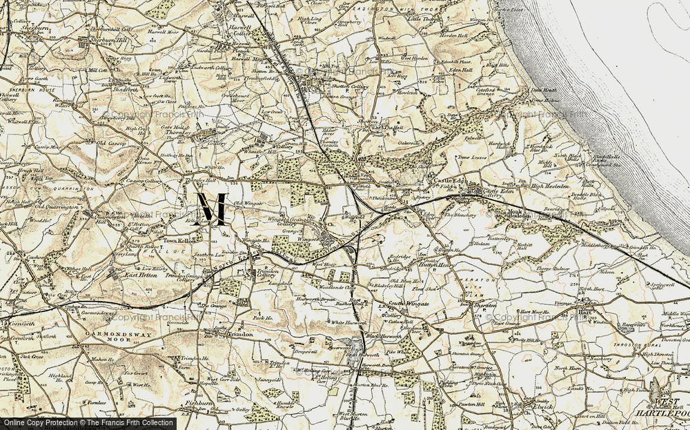 Old Map of Wingate, 1901-1904 in 1901-1904