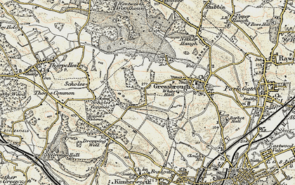 Old map of Wingfield in 1903
