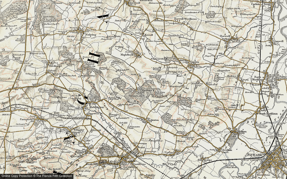 Old Map of Winkburn, 1902-1903 in 1902-1903