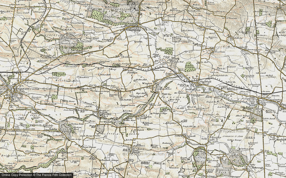 Old Map of Winston, 1903-1904 in 1903-1904