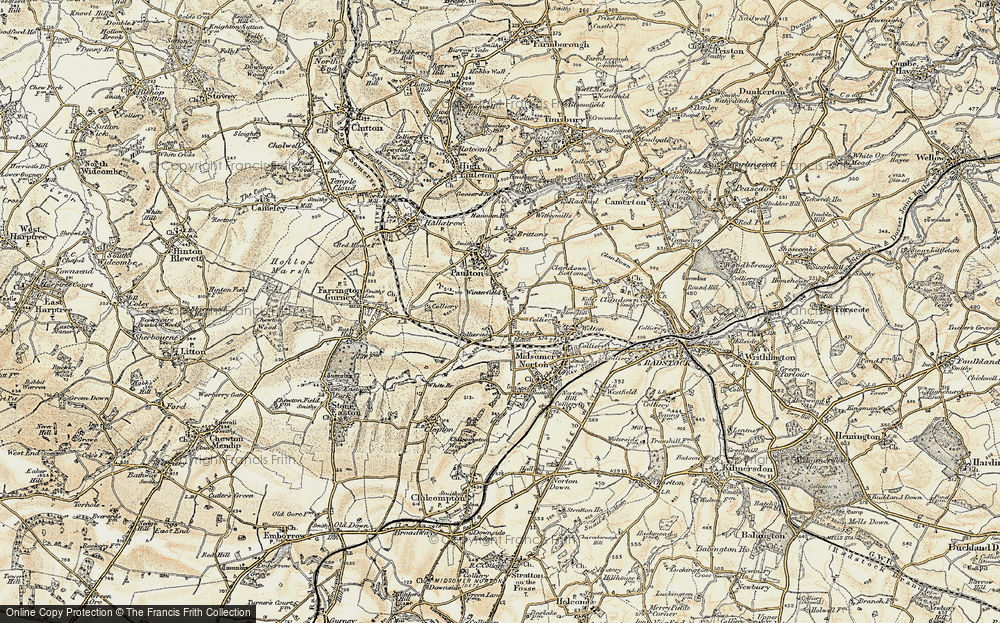 Old Map of Winterfield, 1899 in 1899