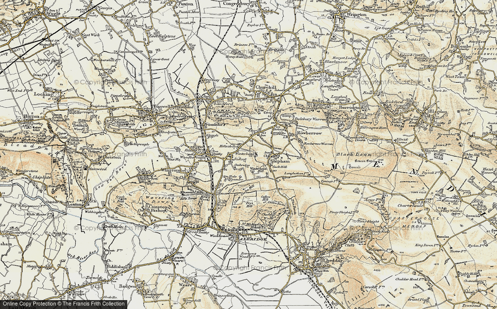 Old Map of Winterhead, 1899-1900 in 1899-1900