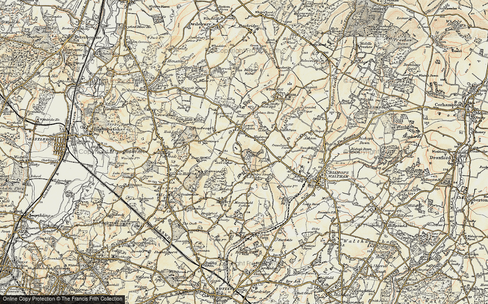 Old Map of Wintershill, 1897-1900 in 1897-1900