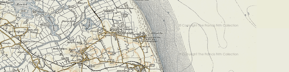 Old map of Winterton-on-Sea in 1901-1902