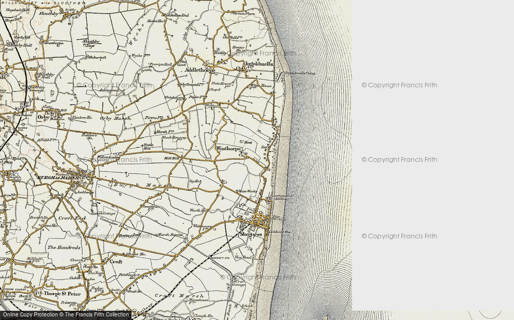 Old Map of Winthorpe, 1901-1903 in 1901-1903