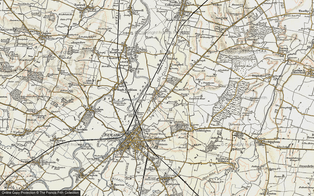 Old Map of Winthorpe, 1902-1903 in 1902-1903