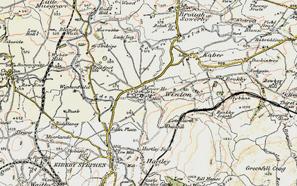 Old map of Winton in 1903-1904