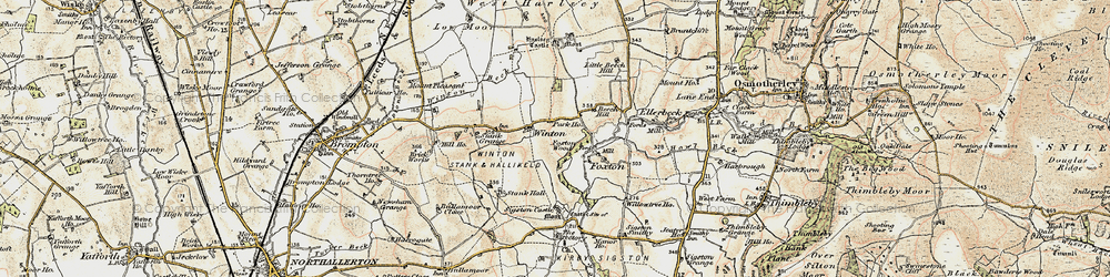 Old map of Winton Grange in 1903-1904