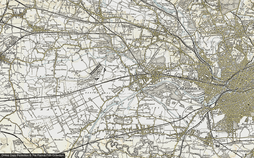 Old Map of Winton, 1903 in 1903