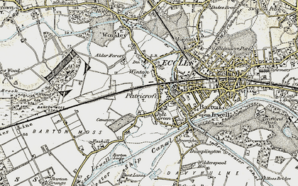 Old map of Winton in 1903